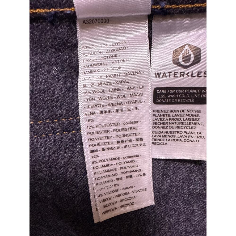 Levi's Denim Chore Coat Cypress Mens Small Dark Indigo Rinse Mid‎ Length Button - Picture 10 of 12